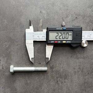 Болт М8х60х1,25 DIN 960 класс прочности 8.8 оцинкованный