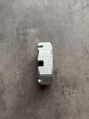 Гайка корончатая, прорезная низкая М30х2 ГОСТ 5919-73, покрытие цинк