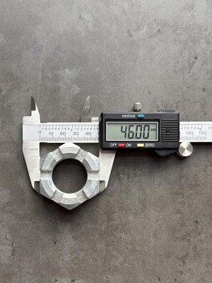 Гайка корончатая, прорезная низкая М30х2 ГОСТ 5919-73, класс прочности 8, покрытие цинк