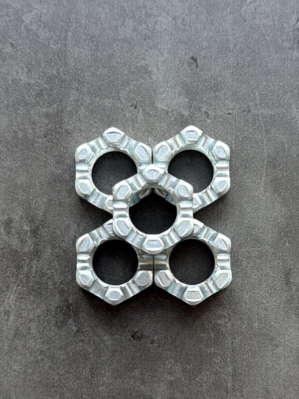 Гайка корончатая, прорезная низкая М20х1,5 DIN 937 класс прочности 10