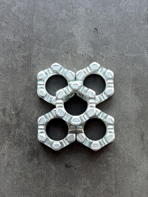 Гайка корончатая, прорезная низкая М20х1,5 DIN 937 класс прочности 10