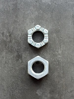 Гайка корончатая, прорезная низкая М18 ГОСТ 5933-73 класс прочности 10