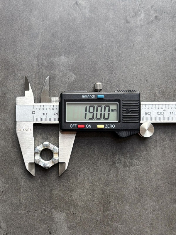 Гайка корончатая, прорезная низкая М12х1,25 ГОСТ 5933-73