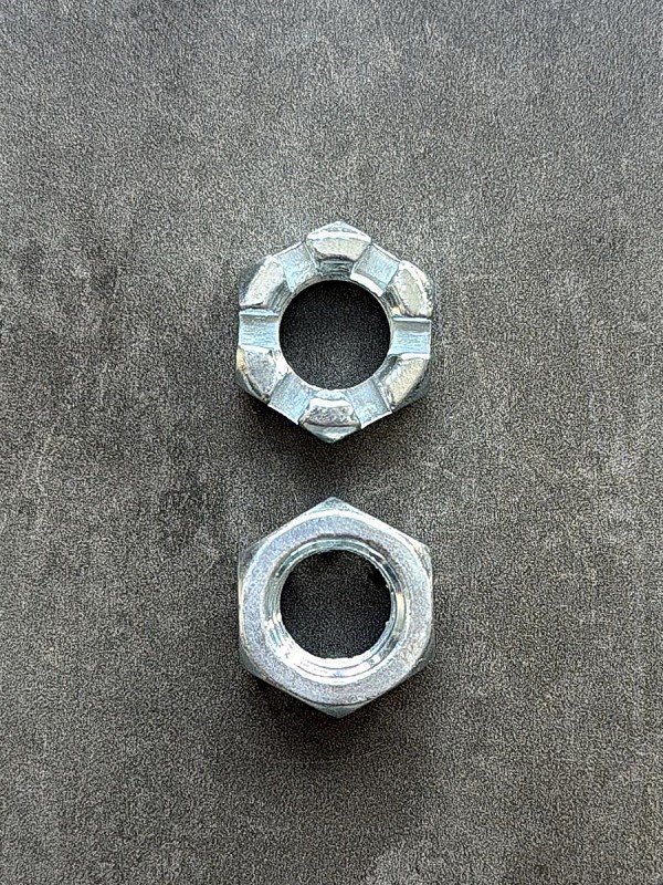 Гайка корончатая, прорезная низкая М14х1,5 ГОСТ 5933-73 класс прочности 8